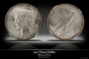 1927 MS-64 Peace Dollar