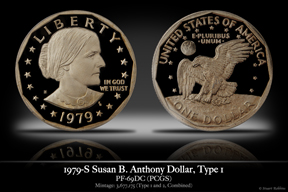 1979-S Type 1 PR-69DC Susan B. Anthony Dollar