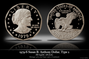 1979-S Type 2 PR-69DC Susan B. Anthony Dollar
