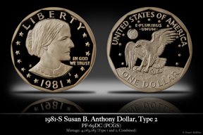 1981-S Type 2 PR-69DC Susan B. Anthony Dollar