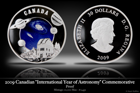 2009 Canadian International Year of Astronomy Commemorative Coin