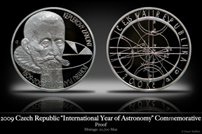 2009 Czech Republic International Year of Astronomy Commemorative Coin