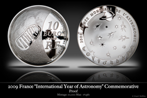 2009 French International Year of Astronomy Commemorative Coin