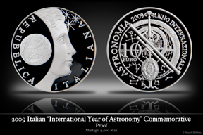 2009 Italian International Year of Astronomy Commemorative Coin