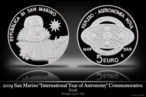 2009 San Marino International Year of Astronomy Commemorative Coin
