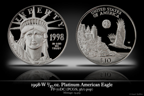 1998-W Proof Platinum American Eagle