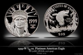 1999-W Proof Platinum American Eagle