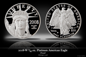 2008-W Proof Platinum American Eagle