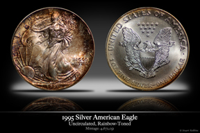 1995 Business-Strike Silver American Eagle