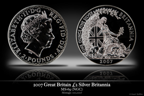 2007 Great Britain Silver Britannia