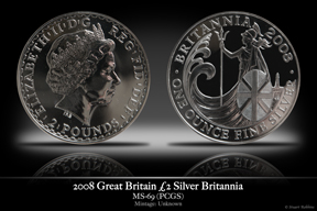 2008 Great Britain Silver Britannia